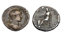 Ancient Coins - Hadrian Ar Denarius