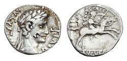 Ancient Coins - Augustus Ar Denarius