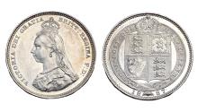 World Coins - Victoria Ar Shilling