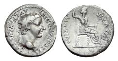 Ancient Coins - Tiberius Ar Denarius