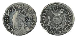 World Coins - Charles I. Scotland Ar Forty Pence