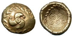 Ancient Coins - 'STOLEN' CELTIC EUROPE VINDELICI AU STATER 'STOLEN'