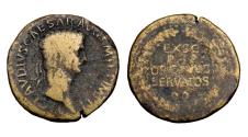 Ancient Coins - Claudius Ae Sestertius