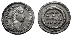 Ancient Coins - Constantius II Ar Siliqua