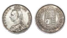 World Coins - Victoria Ar Half Crown