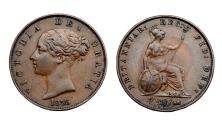 World Coins - Victoria Ae Halfpenny
