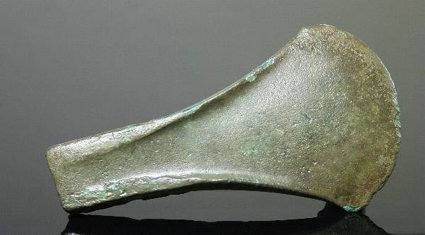 Ancient Coins - Early Bronze Age pre palstave flat bronze axe.  2000-1800 BC.