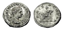 Ancient Coins - Severus Alexander Ar Denarius