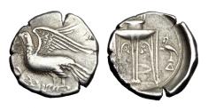 Ancient Coins - Bruttium Kroton Ar Stater