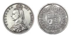World Coins - Victoria Ar Halfcrown