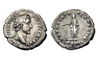 Ancient Coins - Antoninus Pius Ar Denarius