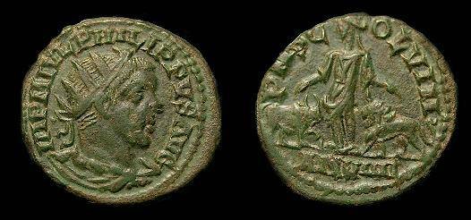 Ancient Coins - Philip I.  Ae22.  244-249 AD.  Nice detail.
