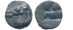 Ancient Coins - THRACO-MACEDONIAN mint. Tetartemorion 5th cent. bc. ex Gorny & Mosch auction