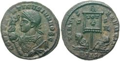 Ancient Coins - Constantine II, son of Constantine the Great, 337-340 Follis, Siscia from the stock of F. Sternberg Zurich