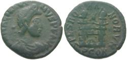 Ancient Coins - Magnus Maximus 383-388. Aes IV, Arles, from the stock of Javorsek Munich 1989.