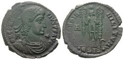 Ancient Coins - Constantius II Augustus AD 337-361 (The Constantinian Era) Maiorina. Ex Müller 19, Solingen Feb 1977, 365.