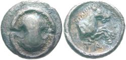 Ancient Coins - Boeotia TANAGRA Obol, 4th cent.