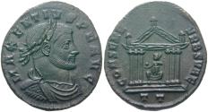 Ancient Coins - MAXENTIUS 306-312. Follis, Ticinum, 307-308 from the stock of MM Basel 1967.