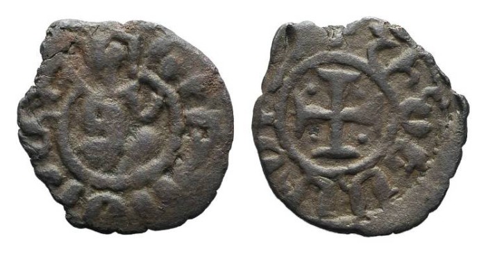 World Coins - Cilician Armenia. Hetoum II. Kardez. Cross. # 9041
