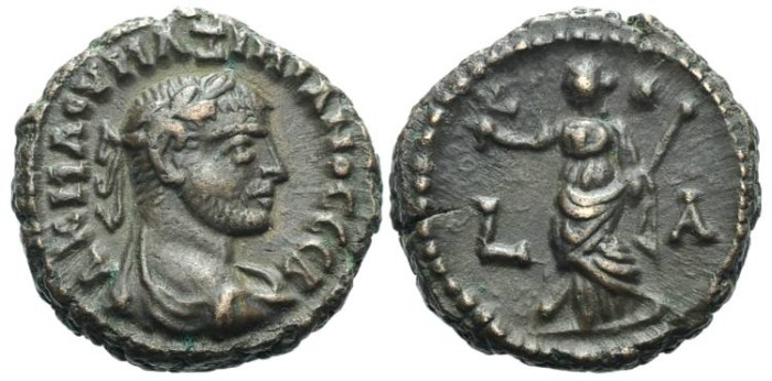 Ancient Coins -  Egypt, Alexandria. Maximianus, Eirene #7152