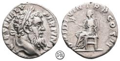 Ancient Coins - Pertinax (192-193), Denarius, Roma, January-March 193 AD, good portrait, VF