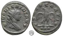 Ancient Coins - Divus Nigrinianus (+ 284), Antoninianus, Roma, 284 AD, very rare, F-VF