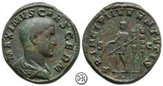 Ancient Coins - Maximus Caesar (236-238), Sestertius, Roma, 236-238 AD, nice portrait, ex NAC 2011, good VF,