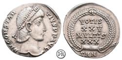 Ancient Coins - Constantius II (337-361), Siliqua, Nicomedia, 340-351 AD, nice quality, rare, EF