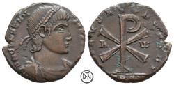 Ancient Coins - Constantius II (337-361), Maiorina, Treveris, summer 353 AD, Poemenius revolt, rare VF-EF