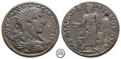 Ancient Coins - Elagabal (218-222), local bronze, Sardeis (Lydia), 4th and possibly best known, very rare, VF