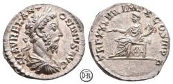 Ancient Coins - Marcus Aurelius (161-180), Denarius, Roma, 179-180 AD, sharply struck, high quality, mint state