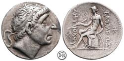 Ancient Coins - Antiochos I Soter (281-261), Tetradrachm, posthumous, c. 261-246 BC, good portrait, VF