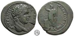 Ancient Coins - Geta (209-211), local bronze, Nikomedia (Bithynia), unique, only this coin known to RPC, VF