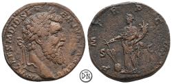 Ancient Coins - Didius Julianus (193), Sestertius, Roma, March-May 193 AD, very rare, ex Salton coll., VF