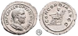 Ancient Coins - Pupienus (238), Denarius, Roma, February-May 238 AD, lustrous fields, superb quality, near mint state
