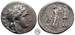 Ancient Coins - Syrakus (Sicilia), Tetradrachm, under Agathokles (316-289 BC), c. 310-305 BC, VF