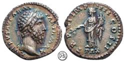 Ancient Coins - Lucius Verus (161-169), Denarius, Roma, summer 166 AD, good portrait, nice iridescent toning, VF-EF