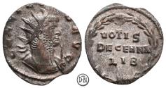 Ancient Coins - Gallienus (253-268), Antoninian, Roma, 262 AD, VOTIS DECENNALIB, very rare, nEF