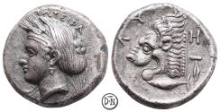 Ancient Coins - Kyzikos (Mysia), Tetradrachm, c. 390-340 BC, high relief, beautiful style, good VF