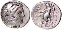 Ancient Coins - Kings of Macedon, Philip III, 323 - 317 BC, Silver Tetradrachm of Babylon