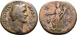 Ancient Coins - Antoninus Pius, 138 - 161 AD, Sestertius with Syria, Rare