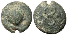 Ancient Coins - Roman Republic, Anonymous, 280 BC, Aes Grave Sextans, 38mm
