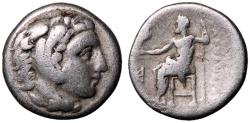 Ancient Coins - Kings of Macedon, Alexander III, 336 - 323 BC, Silver Drachm