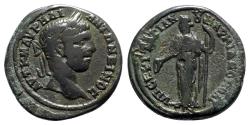 Ancient Coins - Elagabalus, 218 - 222 AD, AE26, Marcianopolis, Dikaiosyne