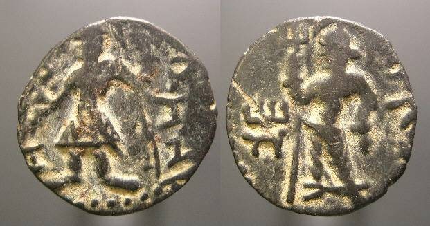Ancient Coins - Kushan Empire, Kanishka I, 128 - 152 AD, Mithra
