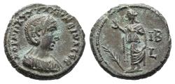 Ancient Coins - Salonina, 254 - 268 AD, Tetradrachm of Alexandria with Eirene