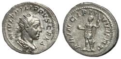 Ancient Coins - Philip II, as Caesar, 244 - 247 AD, Silver Antoninianus, Heir Apparent