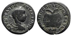Ancient Coins - Elagabalus, 218 - 222 AD, AE23, Philippolis, Pythian Games Issue