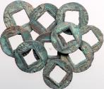 World Coins - Lot of 10 Zhaoqian of Wang Mang, 7 - 23 AD