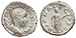 Ancient Coins - Gordian III, 238 - 244 AD, Silver Denarius, Diana